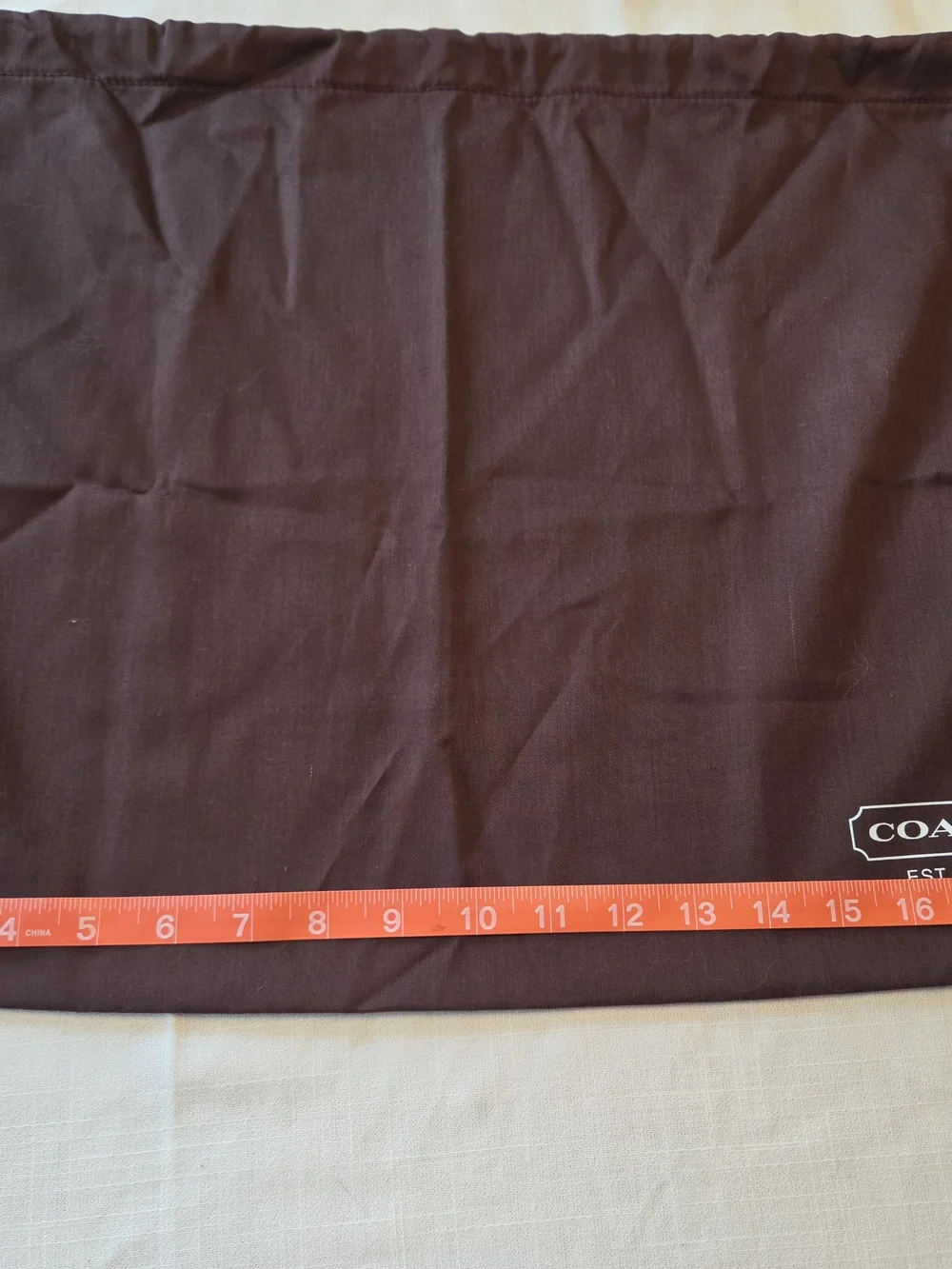 COACH Dust Bag in Dark Brown